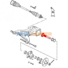 Stub rear axle, 210 mm
