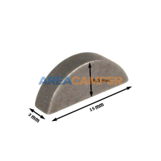 Chaveta 15x3x6.5 mm polea...