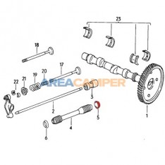 Retén tubo protectorsobre bloque motor, 2000 CC (CU)