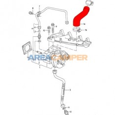 Tubo flexible alimentación Turbo