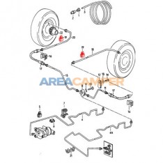 Clip for brake line