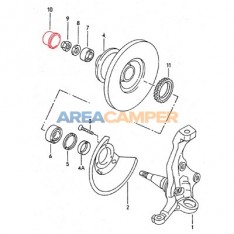Grease cap for front hub