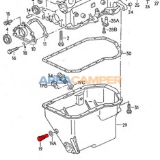Tornillo drenado aceite carter, 1600 CC D (CS)