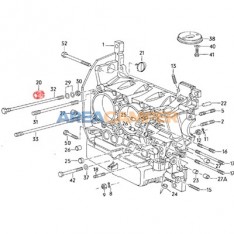Amortiguador vibraciones tornillo bloque motor, 2000 CC (CU)