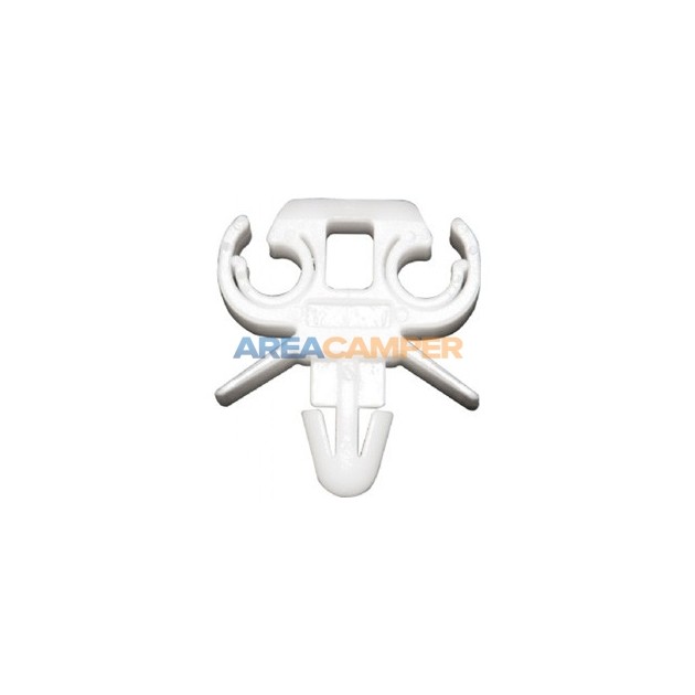 Brake pipe retaining clip