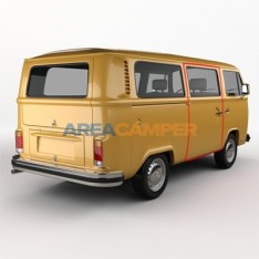 Right sliding door seal VW T2 (1967-1979)