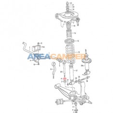 Washer plate for link stabilizer, VW T3 (05/1979-07/1985), T3 Syncro (02/1985-07/1992)
