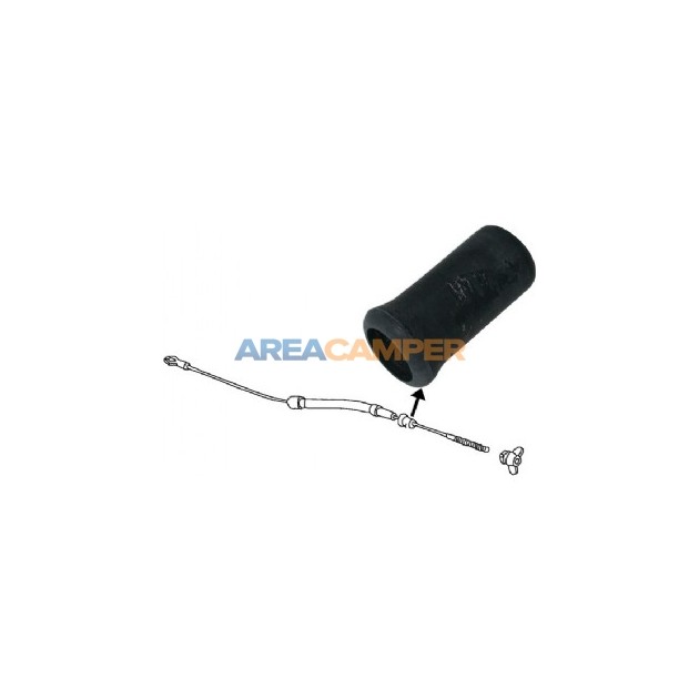 Boquilla en caucho protectora del cable de embrague VW T2 y T3 (08/1967-12/1982)