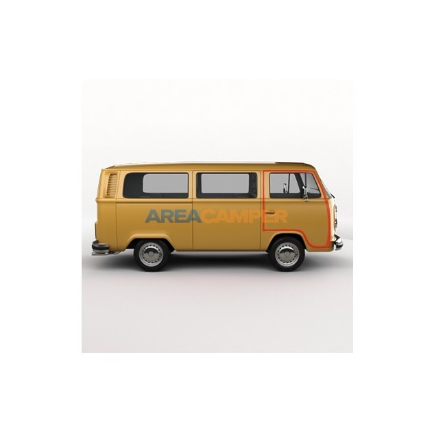 Junta porta cabine direita versão econômica, VW T2 (1968-1979)