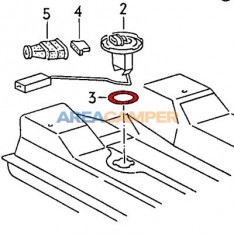 Fuel tank sender o-ring (05/1979-07/1992)