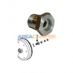 Flywheel gland nut for VW T2 1600 CC (AD,AS) and VW T3 1600 CC (CT)