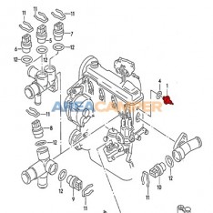 Oil pressure sender (blue), 0.15-0.35 Bar M10x1,0