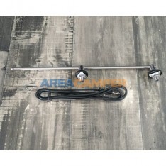 Antena cromada 2 puntos