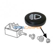 Tapa para perilla interruptor faros delanteros VW T2 (08/1970-07/1979)