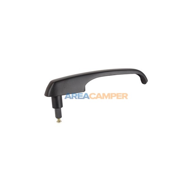 Maçaneta externa da porta de correr direita VW T2 (08/1973-07/1979), cor preto