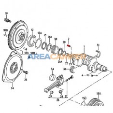 Pino de posicionamento VW T3 1.9L, 2.0L, 2.1L gasolina, 08/1982-07/1992