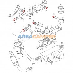Exhaust manifold gasket