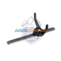 Shift fork 2nd and 3rd on 5 spd 2WD gearboxes, 1st and 2nd on 4 spd 2WD, 1st and 2nd on 4WD Syncro