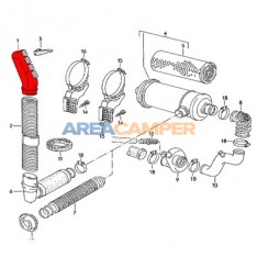 Air intake duct, Diesel engines (05/1979-07/1992)