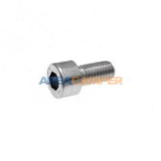 Tornillo M8x1.25 16 mm acero inoxidable A2, de cabeza cilíndrica con hueco hexagonal
