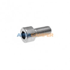 Tornillo M8x1.25 20 mm acero inoxidable A2, de cabeza cilíndrica con hueco hexagonal